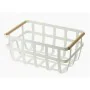 Cesta Multiusos DKD Home Decor Blanco Natural Metal Pino 36 x 22 x 15,5 cm de DKD Home Decor, Estantes y soportes - Ref: S304...