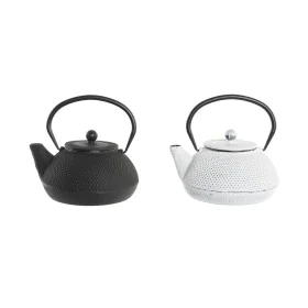 Teiera DKD Home Decor Nero Acciaio inossidabile Bianco (2 Unità) di DKD Home Decor, Servizio da tè e caffè - Rif: S3041340, P...