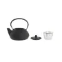 Teapot DKD Home Decor Black Stainless steel White (2 Units) by DKD Home Decor, Tea and coffee sets - Ref: S3041340, Price: 57...