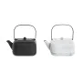 Bule DKD Home Decor Preto Aço inoxidável Branco 1,2 L (2 Unidades) de DKD Home Decor, Serviço de chá e café - Ref: S3041342, ...