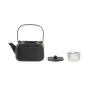 Teapot DKD Home Decor Black Stainless steel White 1,2 L (2 Units) by DKD Home Decor, Tea and coffee sets - Ref: S3041342, Pri...