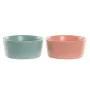 Ensemble à apértif DKD Home Decor 20 x 10,5 x 14 cm Porcelaine Multicouleur 3 Pièces de DKD Home Decor, Plats et plateaux - R...