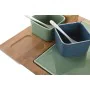 Conjunto para Aperitivos DKD Home Decor Porcelana Multicolor Bambu 8 Peças (30 x 30 x 6 cm) de DKD Home Decor, Pratos e fonte...