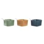 Conjunto para Aperitivos DKD Home Decor Porcelana Multicolor Bambu 8 Peças (30 x 30 x 6 cm) de DKD Home Decor, Pratos e fonte...