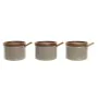 Açucareiro DKD Home Decor 29 x 10 x 7 cm Bege Castanho Madeira da borracha (7 Unidades) de DKD Home Decor, Açúcar e leite - R...