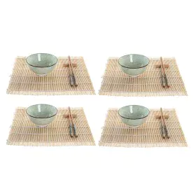 Set de Sushi DKD Home Decor 14,5 x 14,5 x 35 cm Gres Oriental (16 Piezas) de DKD Home Decor, Platos y fuentes - Ref: S3041381...