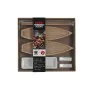 Conjunto de sushi DKD Home Decor 8 x 5 x 2 cm Cerâmica Natural Branco Oriental de DKD Home Decor, Pratos e fontes - Ref: S304...