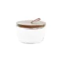 Conjunto de 2 Potes DKD Home Decor 20,5 x 10,5 x 7 cm Cristal Castanho Transparente Acácia 240 ml de DKD Home Decor, Armazena...