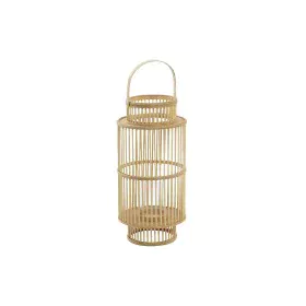 Bougeoir DKD Home Decor Verre Bambou (26 x 26 x 69 cm) de DKD Home Decor, Bougeoirs et chandeliers - Réf : S3041460, Prix : 3...