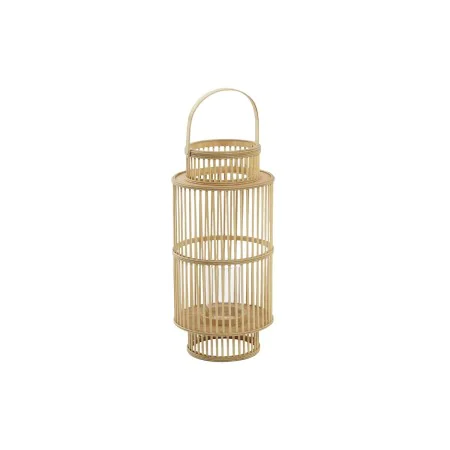 Bougeoir DKD Home Decor Verre Bambou (26 x 26 x 69 cm) de DKD Home Decor, Bougeoirs et chandeliers - Réf : S3041460, Prix : 3...