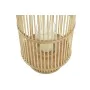 Castiçais DKD Home Decor Cristal Bambu (26 x 26 x 69 cm) de DKD Home Decor, Candelabros e suportes para velas - Ref: S3041460...