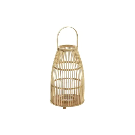 Castiçais DKD Home Decor Cristal Bambu (25 x 25 x 56 cm) de DKD Home Decor, Candelabros e suportes para velas - Ref: S3041461...