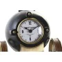 Reloj de Mesa DKD Home Decor 20,5 x 20,5 x 21,5 cm Negro Dorado Aluminio Resina Colonial de DKD Home Decor, Relojes de escrit...