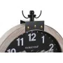 Reloj de Pared DKD Home Decor 40 x 6,5 x 46 cm Negro Marrón Hierro Vintage Madera MDF Mapamundi (2 Unidades) de DKD Home Deco...