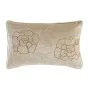 Cojín DKD Home Decor Dorado 50 x 10 x 30 cm Flores de DKD Home Decor, Cojines - Ref: S3041520, Precio: 20,26 €, Descuento: %