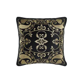 Almofada DKD Home Decor Preto Dourado 45 x 10 x 45 cm Árabe de DKD Home Decor, Almofadas - Ref: S3041521, Preço: 24,87 €, Des...