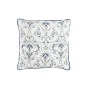 Kissen DKD Home Decor Blau Weiß karriert Blomster Neoklassisch 45 x 10 x 45 cm von DKD Home Decor, Zierkissen - Ref: S3041527...