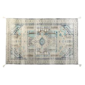 Tapis DKD Home Decor Finition vieillie Bleu Coton Arabe (120 x 180 x 1 cm) de DKD Home Decor, Tapis - Réf : S3041534, Prix : ...