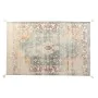 Tapete DKD Home Decor Acabamento envelhecido Azul Algodão Árabe Franjas (120 x 180 x 1 cm) de DKD Home Decor, Tapetes infanti...