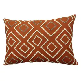 Funda de cojín DKD Home Decor 60 x 1 x 40 cm Terracota Geométrico de DKD Home Decor, Fundas - Ref: S3041559, Precio: 17,69 €,...