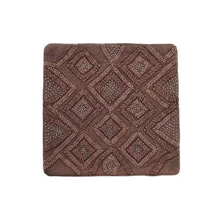 Cushion cover DKD Home Decor Brown Rhombus 50 x 1 x 50 cm by DKD Home Decor, Cushion Covers - Ref: S3041560, Price: 18,34 €, ...