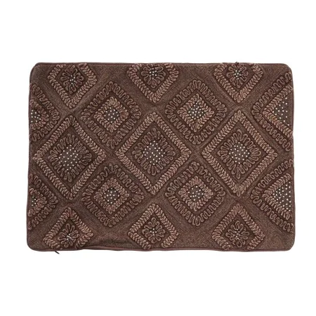 Cushion cover DKD Home Decor 60 x 1 x 40 cm Brown Rhombus by DKD Home Decor, Cushion Covers - Ref: S3041561, Price: 18,34 €, ...