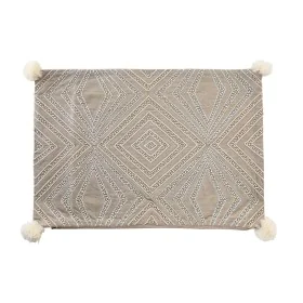 Capa de travesseiro DKD Home Decor 60 x 1 x 40 cm Cinzento de DKD Home Decor, Capas - Ref: S3041571, Preço: 21,21 €, Desconto: %