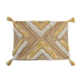 Cushion cover DKD Home Decor 60 x 1 x 40 cm Yellow by DKD Home Decor, Cushion Covers - Ref: S3041587, Price: 20,12 €, Discoun...