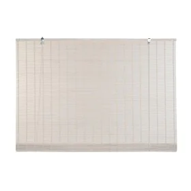 Estor Enrollable DKD Home Decor Barnizado Blanco Bambú 120 x 2 x 230 cm de DKD Home Decor, Persianas - Ref: S3041666, Precio:...