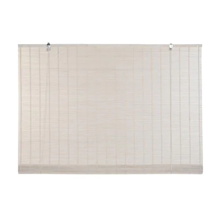 Estor Enrollable DKD Home Decor Barnizado Blanco Bambú 120 x 2 x 230 cm de DKD Home Decor, Persianas - Ref: S3041666, Precio:...