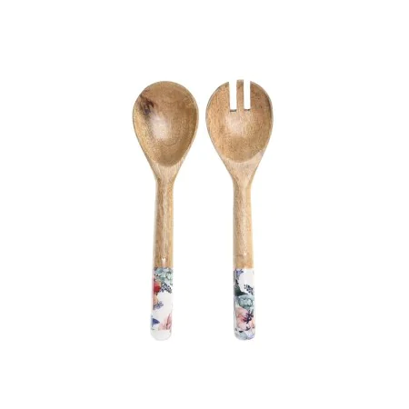 Ensemble d'ustensiles de cuisine DKD Home Decor 6 x 2 x 32 cm 7 x 2 x 28 cm Bois de manguier de DKD Home Decor, Spatules pour...