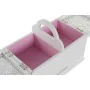 Boîte à bijoux DKD Home Decor 16 x 17 x 28 cm Blanc Rose clair Bois MDF de DKD Home Decor, Organiseurs de bijoux - Réf : S304...