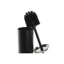 Brosse de salle de wc DKD Home Decor 10 x 10 x 38,4 cm Argenté Noir Métal Acier inoxydable de DKD Home Decor, Accessoires pou...