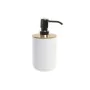 Soap Dispenser DKD Home Decor 7 x 9 x 15,5 cm Natural White polypropylene by DKD Home Decor, Stands and dispensers - Ref: S30...