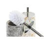 Brosse de salle de wc DKD Home Decor Gris Beige Aluminium Dolomite 10 x 10 x 36 cm (2 Unités) de DKD Home Decor, Accessoires ...