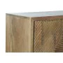 Aparador DKD Home Decor Natural Metal Madeira de mangueira (145 x 40 x 86 cm) de DKD Home Decor, Armários e aparadores - Ref:...