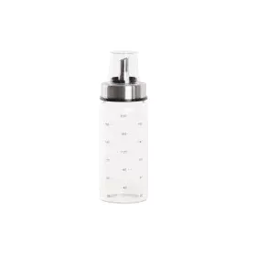 Cruet DKD Home Decor 200 ml 6 x 6 x 16,5 cm Transparent Stainless steel Borosilicate Glass by DKD Home Decor, Dispensers for ...