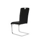 Chaise de Salle à Manger DKD Home Decor Noir Métal Polyuréthane (59 x 45 x 102 cm) de DKD Home Decor, Chaises - Réf : S304185...