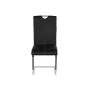 Chaise de Salle à Manger DKD Home Decor Noir Métal Polyuréthane (59 x 45 x 102 cm) de DKD Home Decor, Chaises - Réf : S304185...