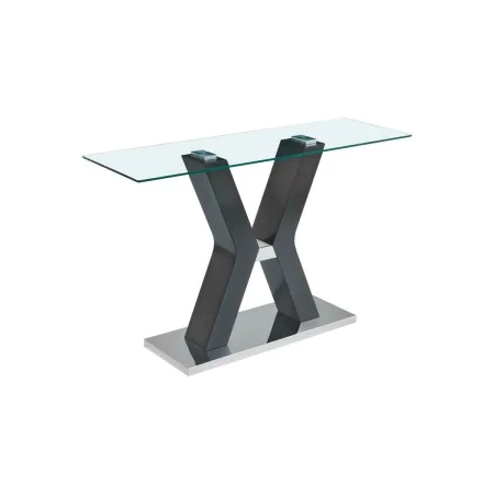 Console DKD Home Decor Noir Bois Verre trempé Bois MDF 120 x 40 x 76 cm de DKD Home Decor, Tables - Réf : S3041853, Prix : 24...