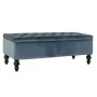 Banquette DKD Home Decor 115 x 44 x 43 cm Bleu Bois de DKD Home Decor, Chaises - Réf : S3041860, Prix : 136,09 €, Remise : %