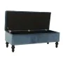 Banquette DKD Home Decor 115 x 44 x 43 cm Bleu Bois de DKD Home Decor, Chaises - Réf : S3041860, Prix : 136,09 €, Remise : %