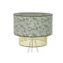 Lámpara de Pie DKD Home Decor Metal Poliéster Blanco Verde 220 V 50 W (40 x 40 x 129 cm) de DKD Home Decor, Lámparas de pie -...