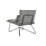 Fauteuil DKD Home Decor 66 x 78 x 75 cm Noir Gris Métal de DKD Home Decor, Chaises - Réf : S3041879, Prix : 147,16 €, Remise : %