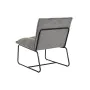 Fauteuil DKD Home Decor Noir Gris Métal 66 x 71 x 77 cm de DKD Home Decor, Chaises - Réf : S3041880, Prix : 154,55 €, Remise : %