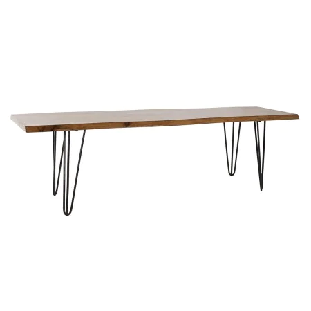 Banco DKD Home Decor 160 x 46 x 46 cm Natural Preto Marrom claro Alpino de DKD Home Decor, Bancos - Ref: S3041962, Preço: 139...