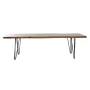 Bench DKD Home Decor 160 x 46 x 46 cm Natural Black Light brown Alpino by DKD Home Decor, Benches - Ref: S3041962, Price: 157...