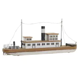 Figura Decorativa DKD Home Decor Natural Branco Marinheiro Barco (59 x 10 x 26 cm) de DKD Home Decor, Adornos - Ref: S3042067...