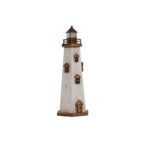 Figurine Décorative DKD Home Decor Naturel Blanc Marin Phare (16 x 14 x 41 cm) de DKD Home Decor, Objets de décoration - Réf ...