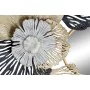 Espejo de pared DKD Home Decor Cristal Negro Dorado Metal Blanco Hoja de planta (74 x 6 x 75 cm) de DKD Home Decor, Espejos d...